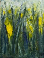 Allegro-Original-Acrylic-Contemporary-Von-Aldenbruck-Studio-Portland-Oregon-Yellows-Whites-Greens